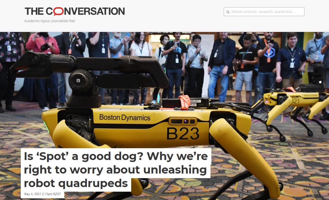 Is ‘Spot’ a good dog? Why we’re right to worry about unleashing robot quadrupeds